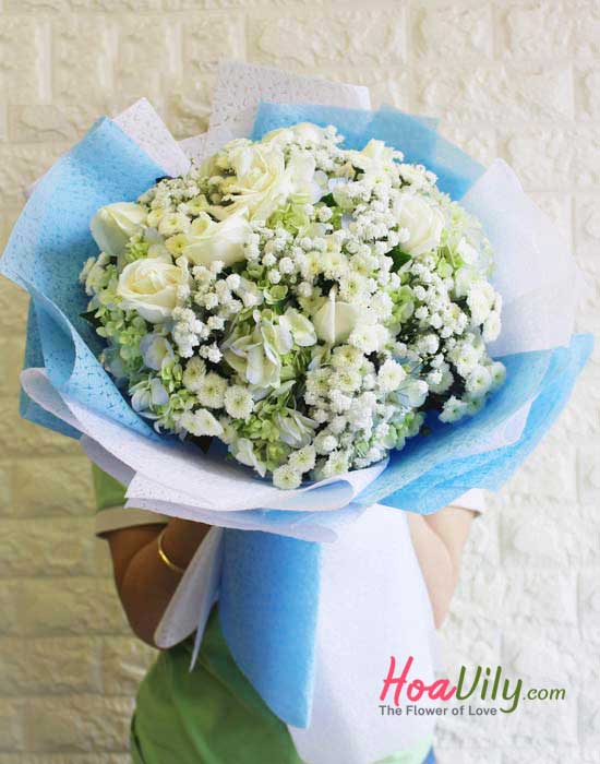 Bó hoa cẩm tú cầu - Trao yêu thương - Hoavily