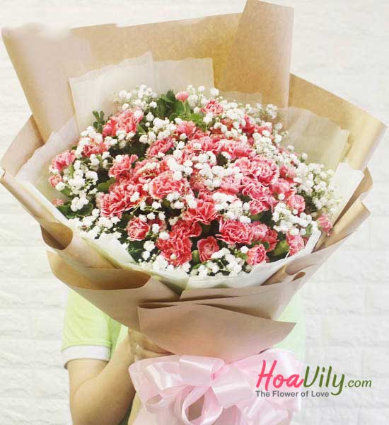 Bó hoa cẩm chướng - Điều ngọt ngào - Hoavily