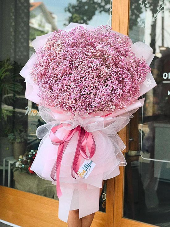 Bó hoa baby hồng - Điều lãng mạn nhất