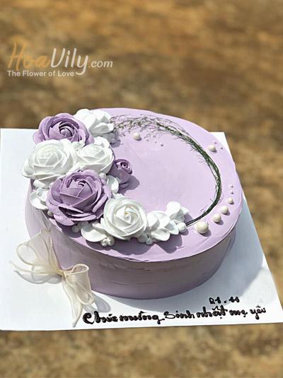 999+ Mẫu bánh sinh nhật hình Bông Hoa hồng cực Đẹp & Dễ thương