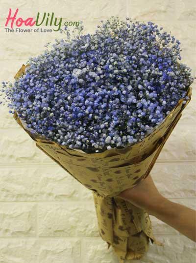 Bó hoa baby xanh - Niềm hy vọng của anh