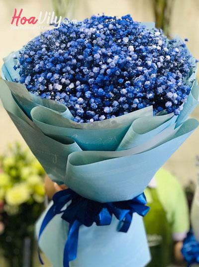 Bó hoa baby xanh - Tình yêu vĩnh cửu
