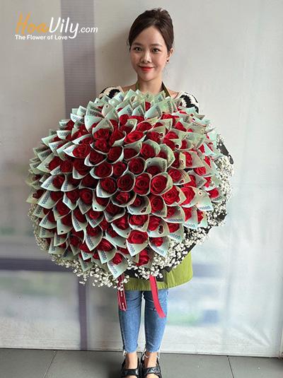 TOP 20 Hình ảnh bó hoa bằng tiền 500k đẹp nhất  Hoa tiền Hà Nội