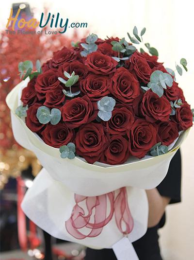 Bó hoa hồng Ecuador - Full house