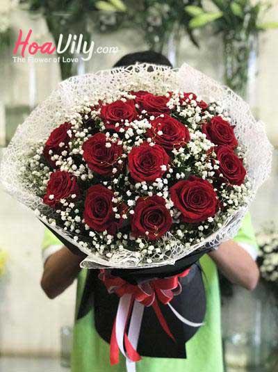 Bó hoa hồng Ecuador- Kỷ niệm tình yêu