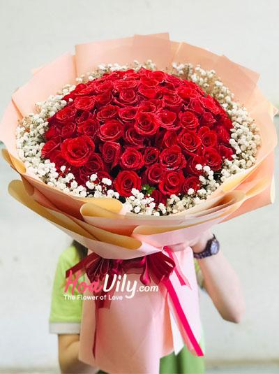 Bó hoa hồng - Sự ngọt ngào