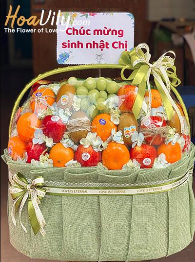 Giỏ trái cây - Sinh nhật yêu thương