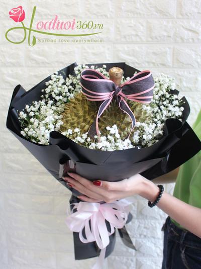 bó hoa trái cây ăn được từ sầu riêng bó hoa trai cây ăn được