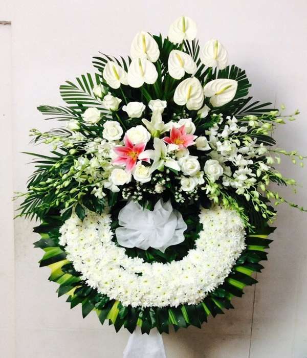 Hoa tang lễ giá rẻ Vòng hoa tang lễ giá rẻ - Hoavily