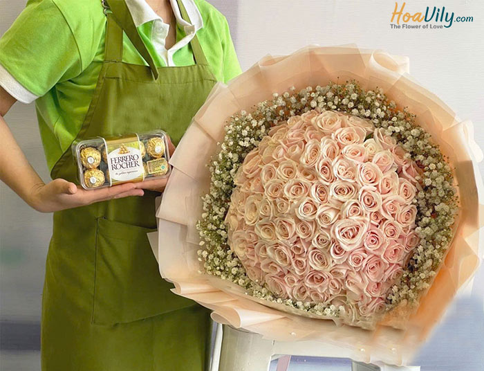 Combo hoa và socola quà tặng người yêu 