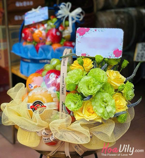 Giỏ trái cây - May mắn quanh năm