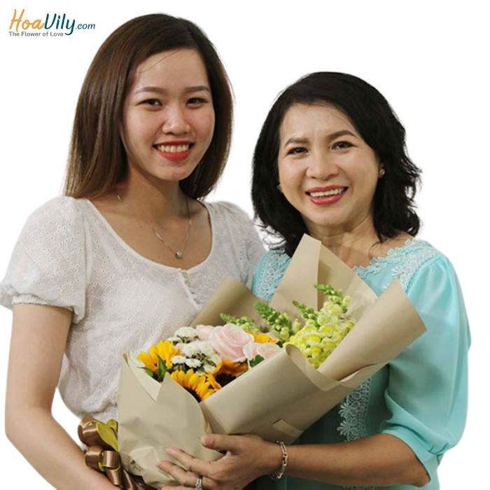 Hướng dẫn đặt online gửi hoa về cho Mẹ ở Việt Nam