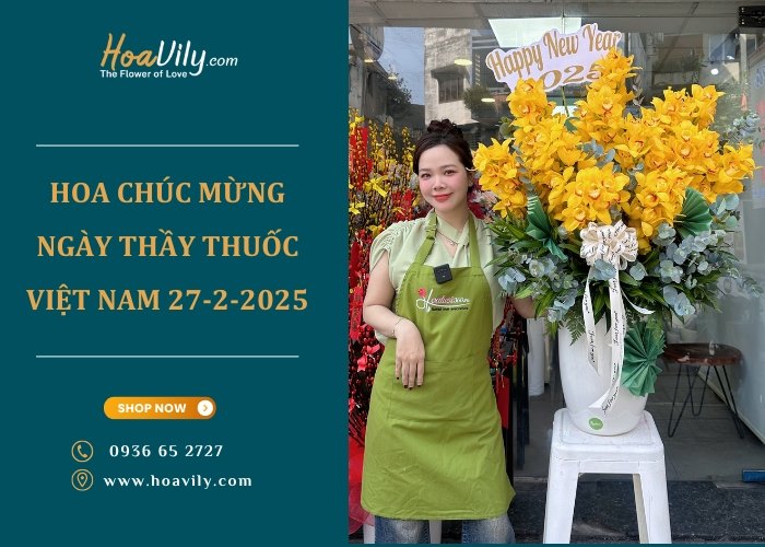 Hoa chúc mừng ngày 27-2