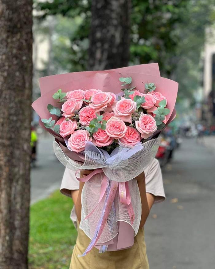 Hoa hồng pink Ohara lại tượng trưng cho một tình yêu nhẹ nhàng