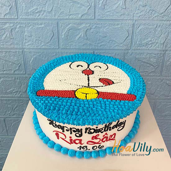 Bánh kem sinh nhật - Doraemon nhí nhảnh