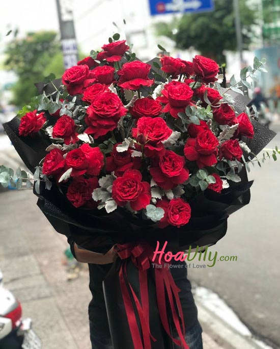 Bó hoa hồng Ecuador - 