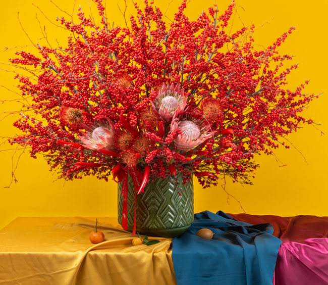 Tiệm hoa Vily nhận đặt hàng trước Tết 24/7