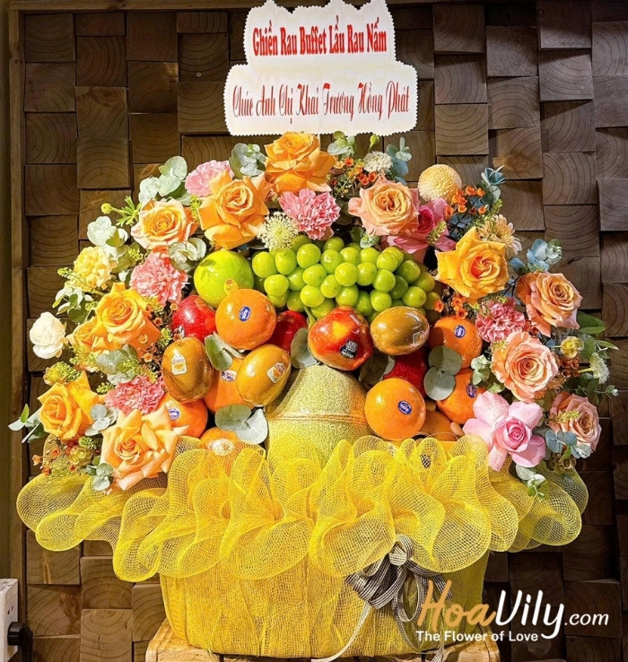 Giỏ trái cây cao cấp - An vui mỗi ngày