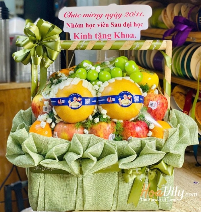 Giỏ trái cây cao cấp - An nhiên tài lộc