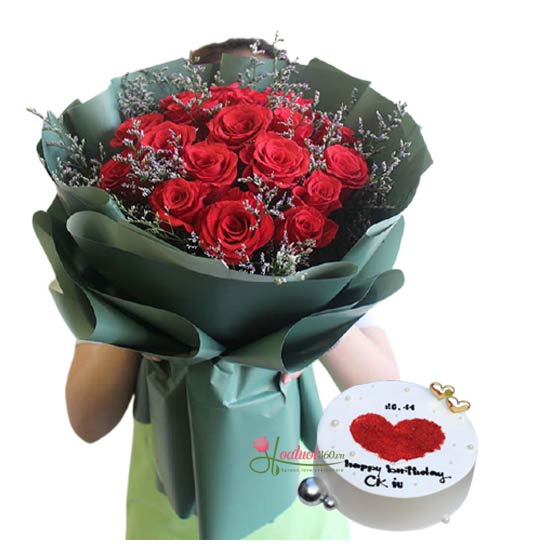 Mẫu hoa tặng sinh nhật chồng yêu kèm thiệp và lời chúc ý nghĩa nhất