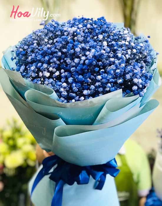 Bó hoa baby xanh - Tình yêu vĩnh cửu